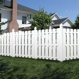 Freedom Shadowbox 6-ft H x 6-ft W White Privacy Vinyl Fence Panel (Assembled)