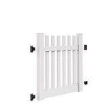 Freedom Lennox 4-ft H x 4-ft W White Vinyl Fence Gate Kit (Unassembled)