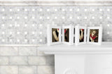 Satori Venatino Polished Natural Stone Marble Pencil Liner Tile (5/8-in x 12-in)