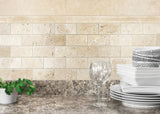 Satori Chiaro Natural Stone Travertine Chair Rail Tile (1-1/2-in x 12-in)