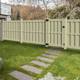 Freedom Birchdale 9-ft H x 5-in W Sand Vinyl Corner Fence Post (Unassembled)