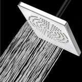 2-Spray 12 in. Single Wall Mount Fixed Waterfall Adjustable Shower Head in Chrome - Super Arbor