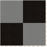 Perfection Floor Tile SodaPop Shoppe Silver and Black 20-in x 20-in Water-Resistant Interlocking Luxury Flooring (16.7-sq ft)
