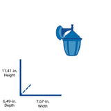 Project Source 2-Pack 11.41-in H Black LED Outdoor Wall Light