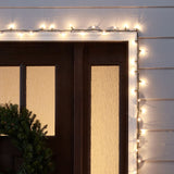 GE ConstantON 100-Count 20.6-ft Clear Incandescent Plug-In Christmas String Lights, Green Wire
