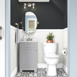 Satori Nouveau Flora Deco 8-in x 8-in Matte Porcelain Encaustic Floor and Wall Tile (0.43-sq. ft/ Piece)