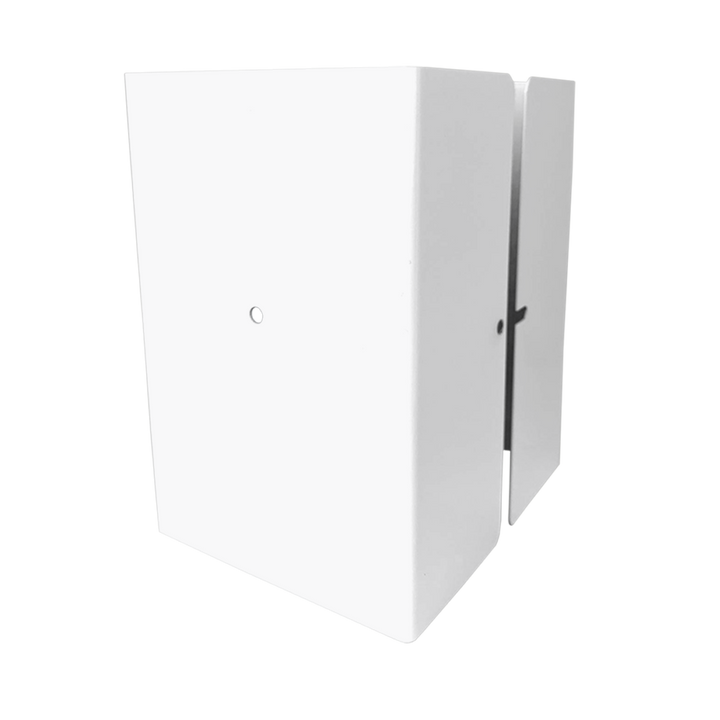 Fence Armor Pro Protection Post Guard 4-in Powder Coated White Galvanized Steel Post Protector For Multiple Fence Types
