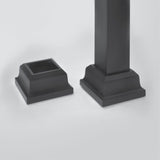 TITAN BUILDING PRODUCTS 3/4-in x 32-in Snap'n Lock Baluster Kit, Square 31-in Powder Coated Black Aluminum Square Deck Baluster