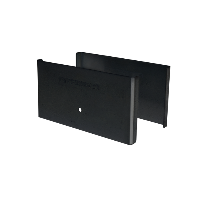 Fence Armor Demi Protection Post Guard 5.5-in Powder Coated Black Galvanized Steel Bracket For Multiple Fence Types