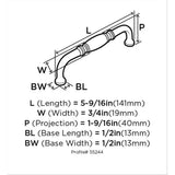 Amerock Granby (76mm) Center to Center Arch Handle Drawer Pull