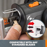 POWER SHARE AXIS 20-Volt Lithium-Ion Convertible Jigsaw and Reciprocating Saw in One - Super Arbor