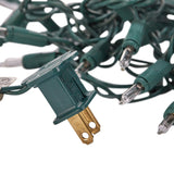 GE ConstantON 100-Count 20.6-ft Clear Incandescent Plug-In Christmas String Lights, Green Wire