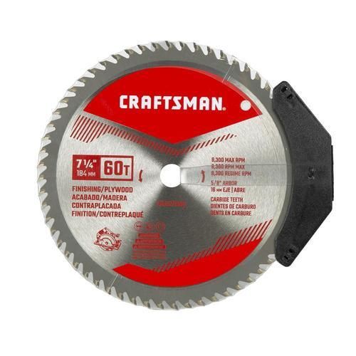 CRAFTSMAN 7-1/4-in 60-Tooth Carbide Circular Saw Blade