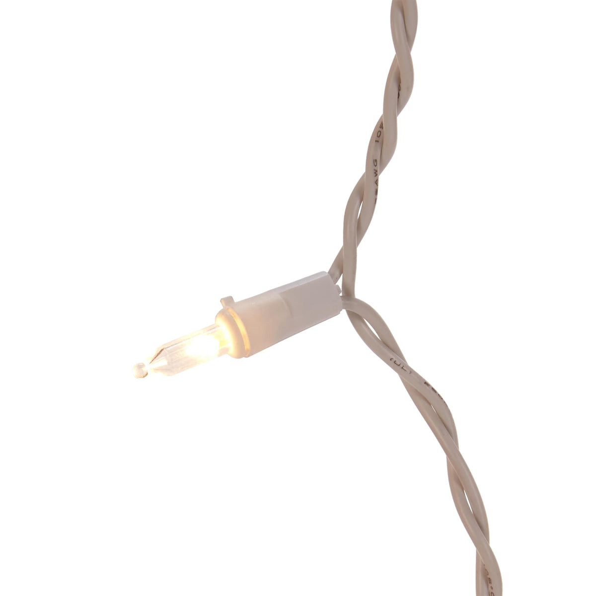 GE StayBright 300-Count Constant White Mini LED Plug-In Christmas Icicle Lights