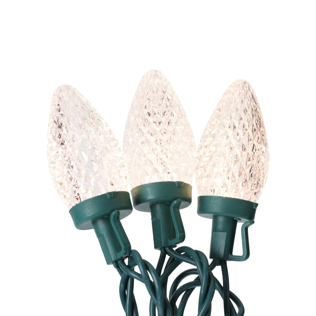 GE StayBright 75-Count 37-ft Warm White LED Plug-In Christmas String Lights
