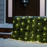 GE StayBright 5-ft x 4-ft Sparkling (Random) White LED 100-Count Mini Plug-In Christmas Net Lights