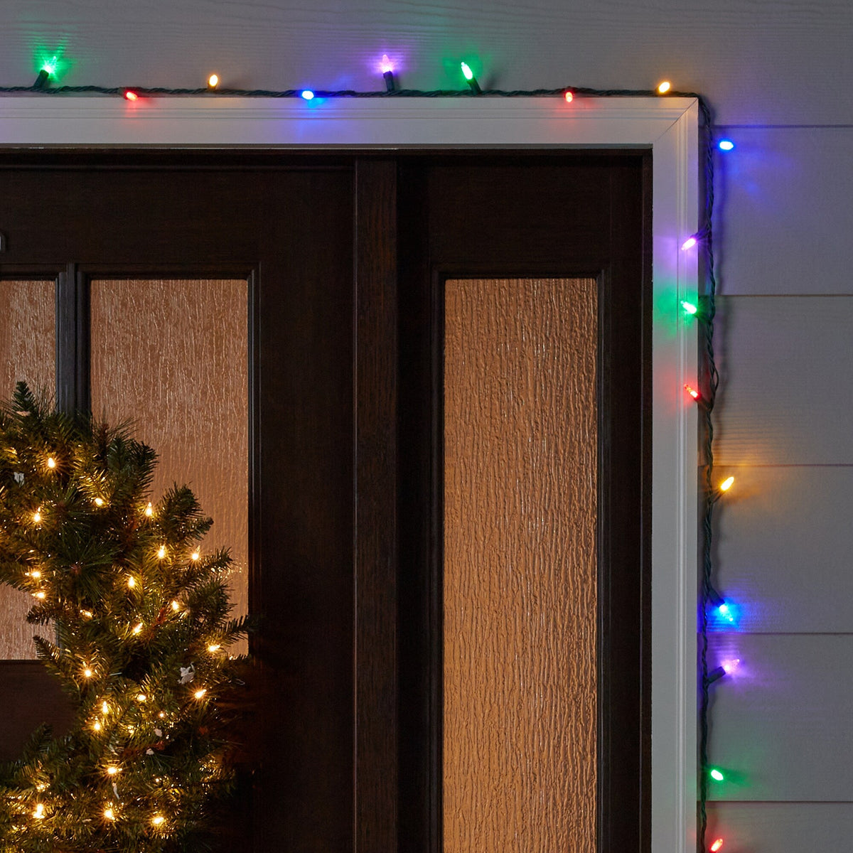 GE Energy Smart 150-Count 49.6-ft Multicolor LED Plug-In Christmas String Lights