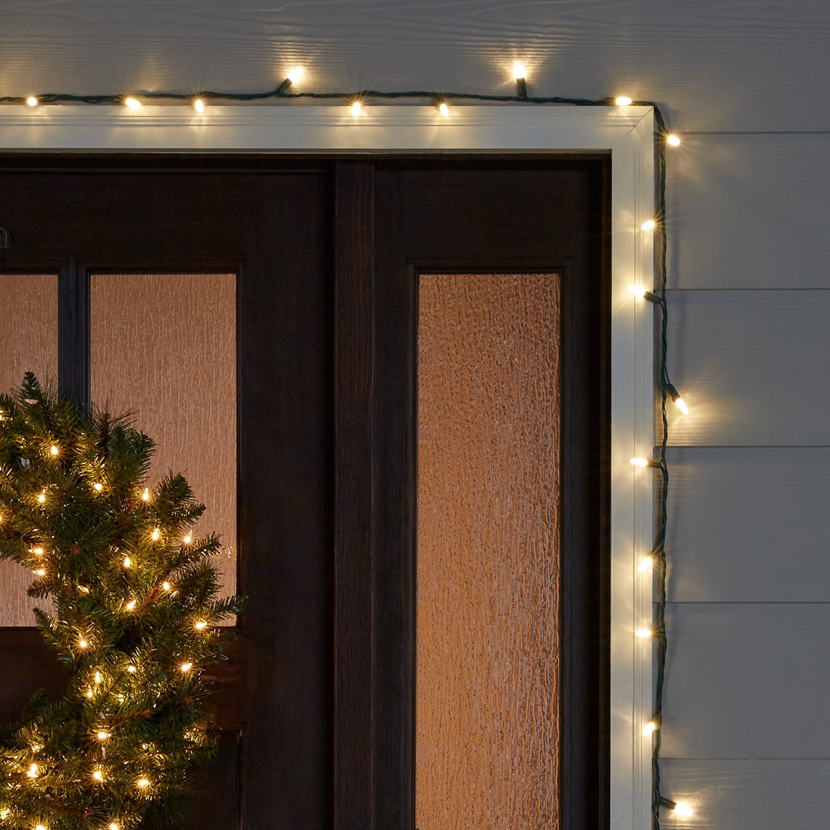 GE Energy Smart 150-Count 49.6-ft Warm White LED Plug-In Christmas String Lights
