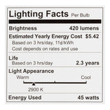 Philips 45-Watt Equivalent PAR16 Halogen Dimmable Flood Light Bulb