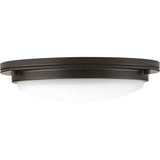 Progress Lighting Apogee 15-in Architectural Bronze Modern/Contemporary LED Flush Mount Light ENERGY STAR