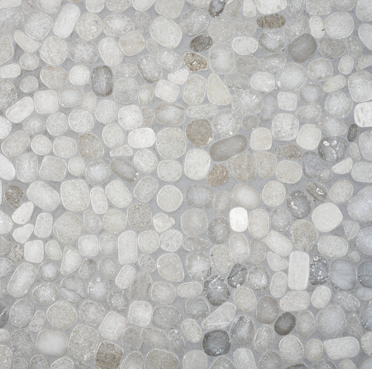Satori Shoreside Mist 12-in x 12-in Honed Natural Stone Look Mosaic Floor and Wall Tile (1-sq. ft/ Piece)