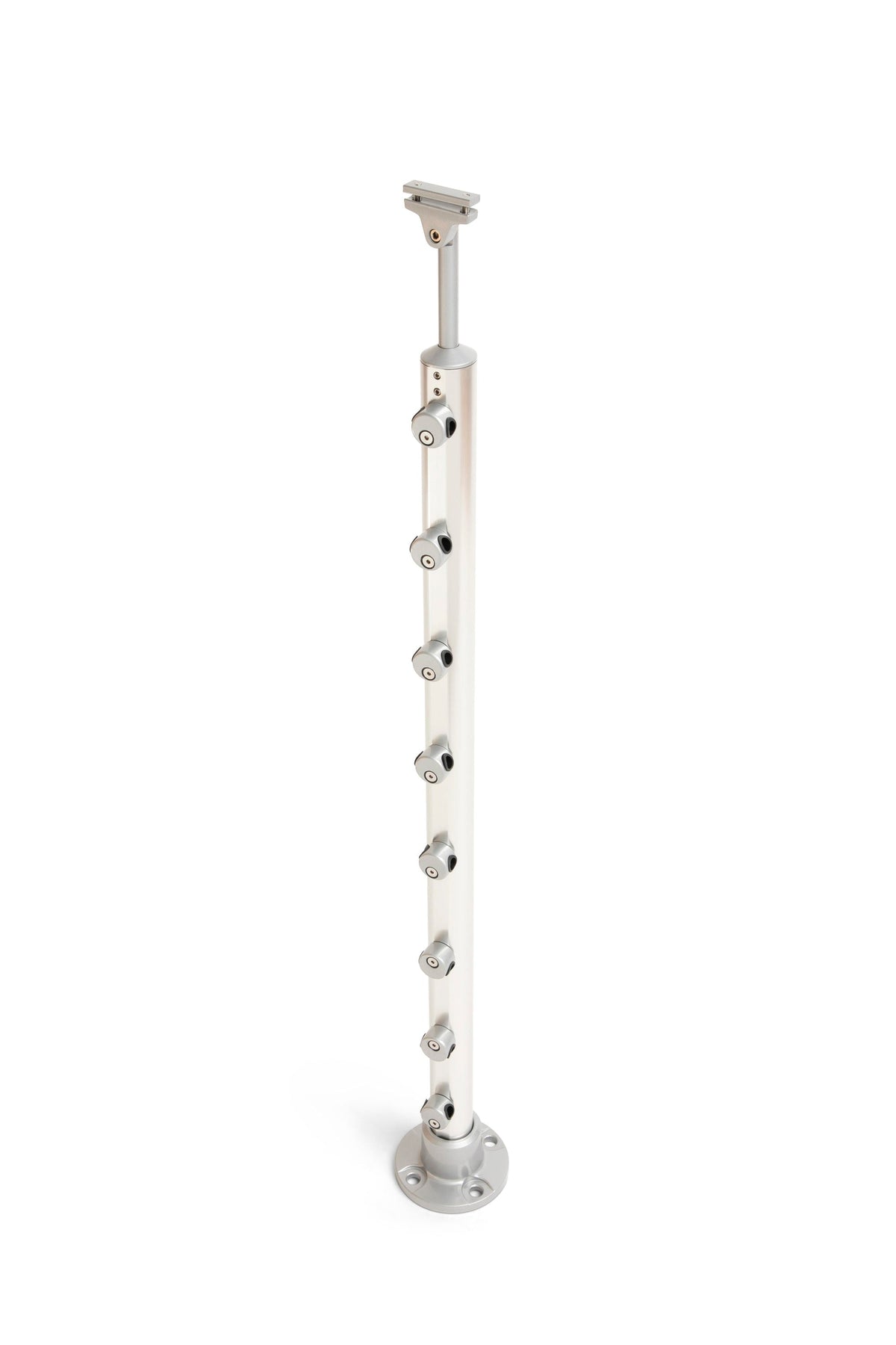 DOLLE 4-1/4-in x 36-in Prova Gray Aluminum Round Deck Baluster