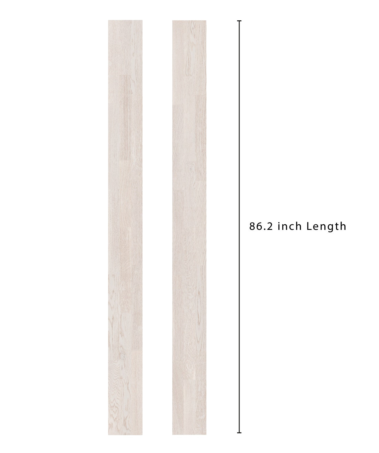 allen + roth European white oak Frosty is an Oak wood floor with brown, a wire brushed texture, and a low-gloss finish that highlights the wood’s natural variation hardwood flooring — carton and plank detail