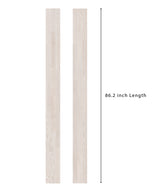 allen + roth European white oak Frosty is an Oak wood floor with brown, a wire brushed texture, and a low-gloss finish that highlights the wood’s natural variation hardwood flooring — carton and plank detail