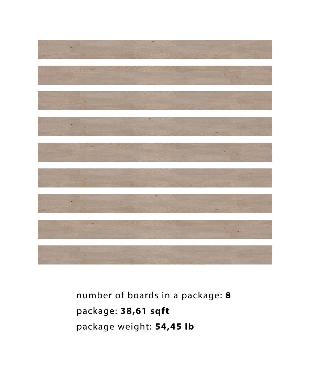 allen + roth European white oak Smokey is an Oak wood floor with gray, a wire brushed texture, and a low-gloss finish that highlights the wood’s natural variation hardwood flooring — alternate angle