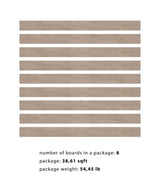 allen + roth European white oak Smokey is an Oak wood floor with gray, a wire brushed texture, and a low-gloss finish that highlights the wood’s natural variation hardwood flooring — alternate angle