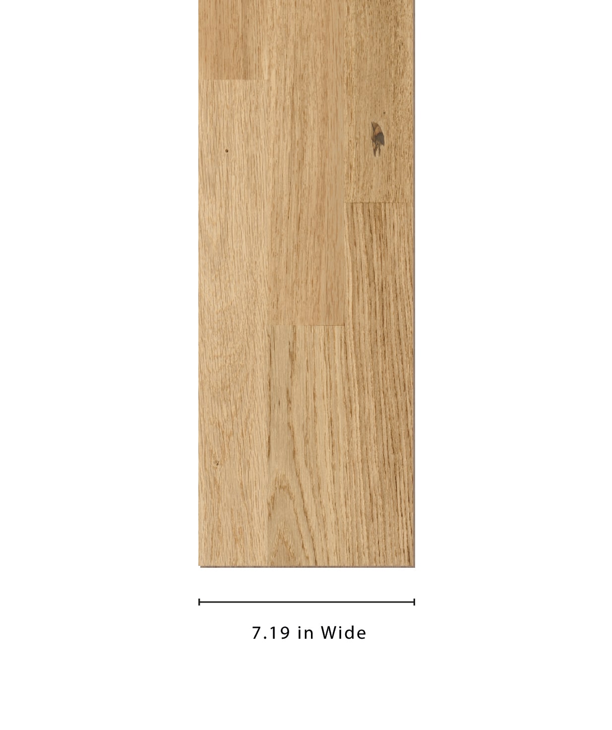 allen + roth European white oak Brushed is an Oak wood floor with brown, a wire brushed texture, and a low-gloss finish that highlights the wood’s natural variation hardwood flooring — view 9
