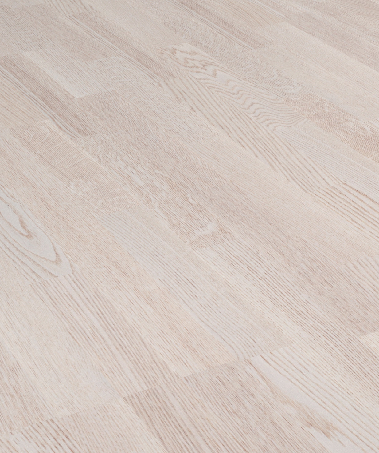 allen + roth European white oak Frosty is an Oak wood floor with brown, a wire brushed texture, and a low-gloss finish that highlights the wood’s natural variation hardwood flooring — primary plank view