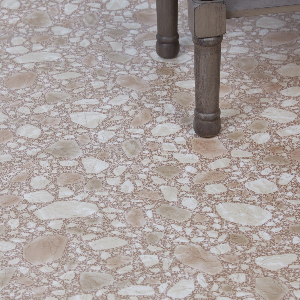 Armstrong Flooring Royelle 12-ft W x Cut-to-Length Rockhill Multi Stone Look Low-Gloss Finish Sheet Vinyl