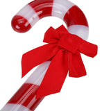 GE 3-Pack Incandescent Plug-In Candy Cane Christmas Pathway Markers, 20-in, White Lights