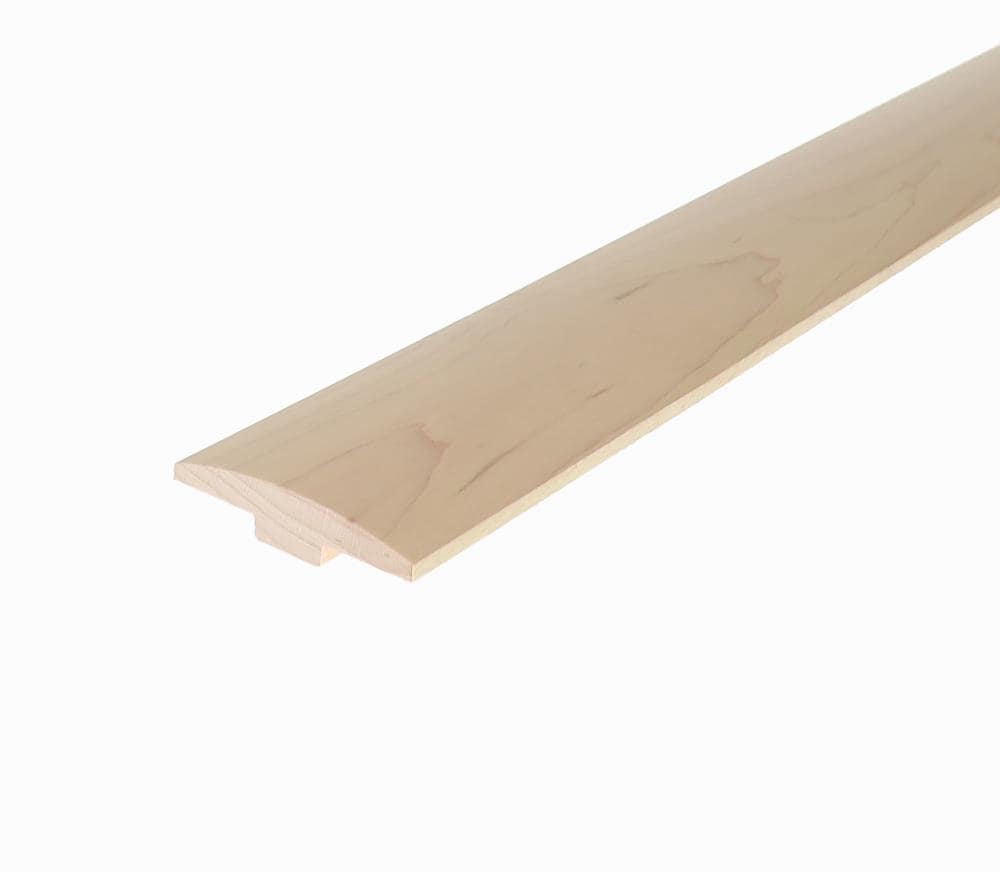 Flexco Acacia Cornell 0.432-in T x 2-in W x 78-in L Solid Wood T-moulding