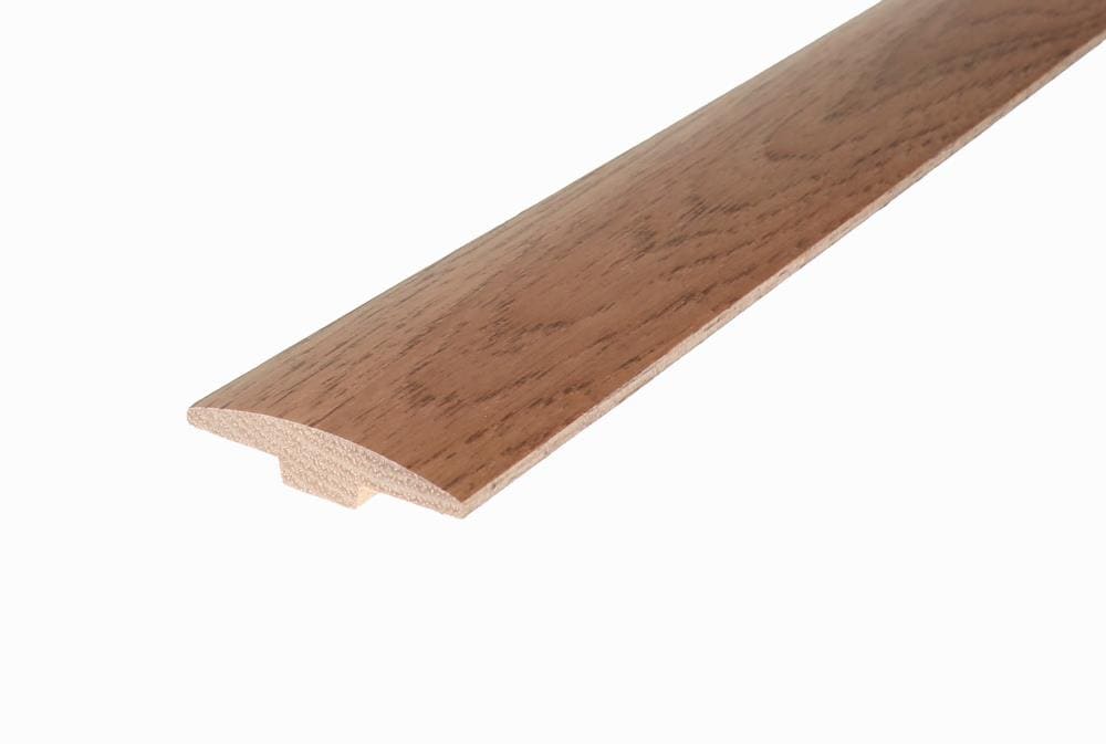 Flexco Hickory Valdeon 0.444-in T x 2-in W x 78-in L Solid Wood T-moulding