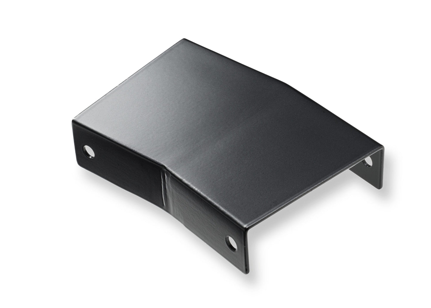 CityPost CP Black Rail Bracket for Decking, Porches, and Deck Stairs - Easy Install, Painted Galvanized Steel, 3-in x 6-in - 1 Pack
