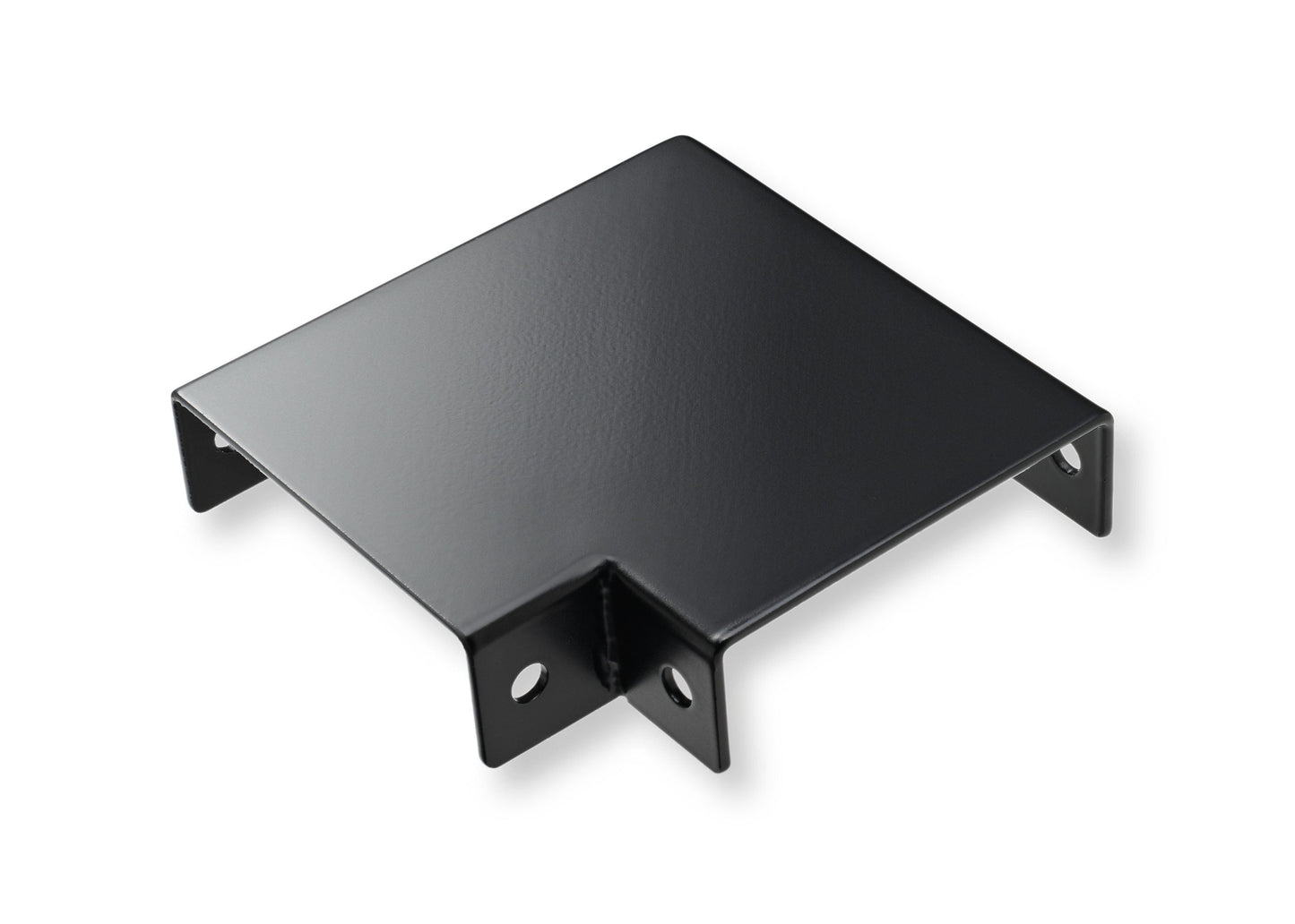 CityPost CP Black Rail Bracket for Decking, Porches, and Deck Stairs - Easy Install, Painted Galvanized Steel, 3-in x 6-in - 1 Pack