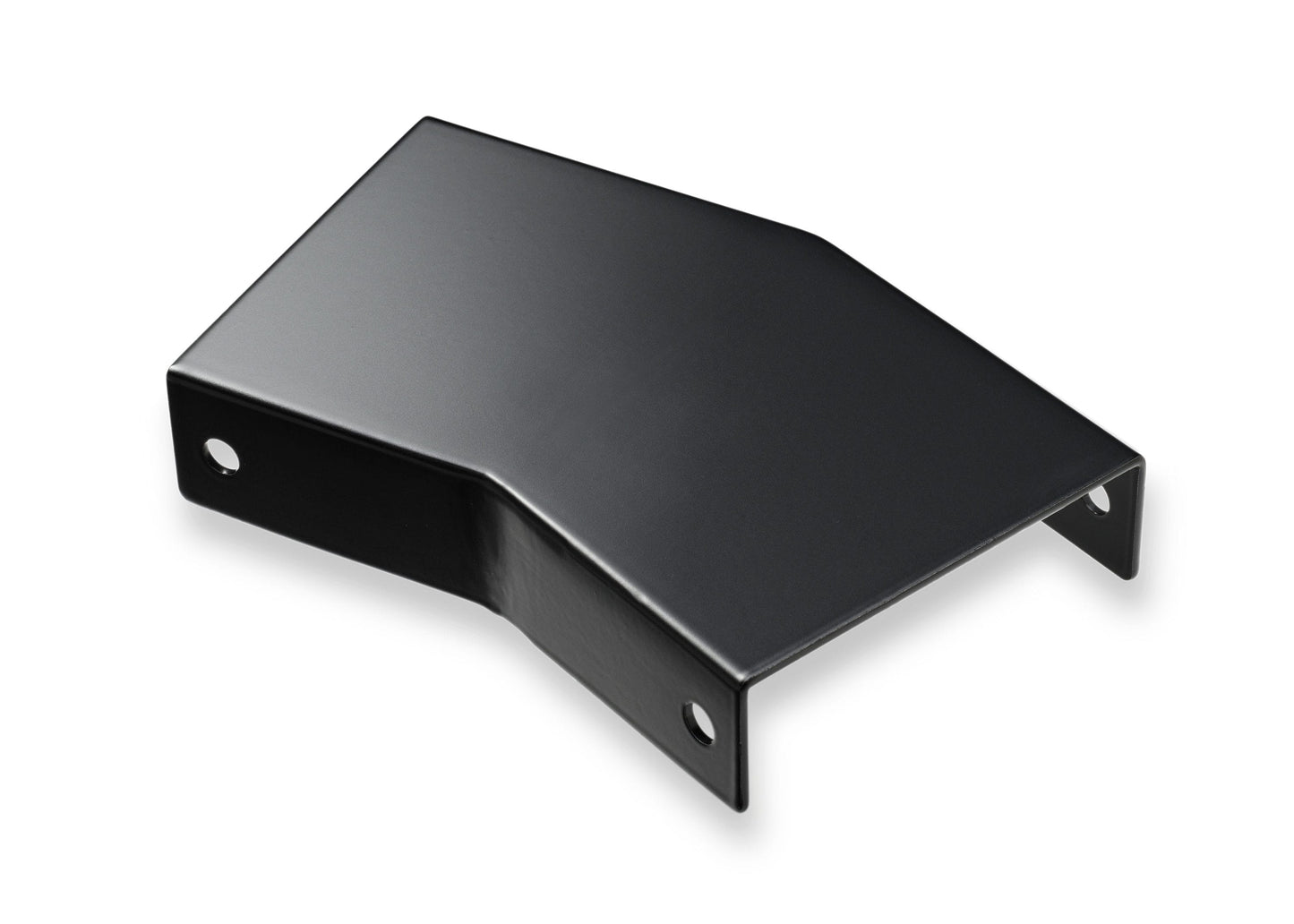 CityPost CP Black Rail Bracket for Decking, Porches, and Deck Stairs - Easy Install, Painted Galvanized Steel, 3-in x 6-in - 1 Pack