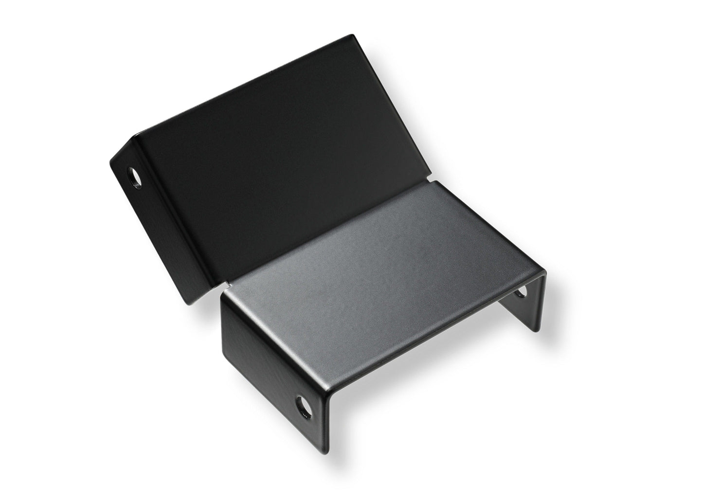 CityPost CP Black Painted Galvanized Steel Rail Bracket - 3-in x 6-in - Deck Connectors - Easy Install - For Decking, Porches, and Deck Stairs