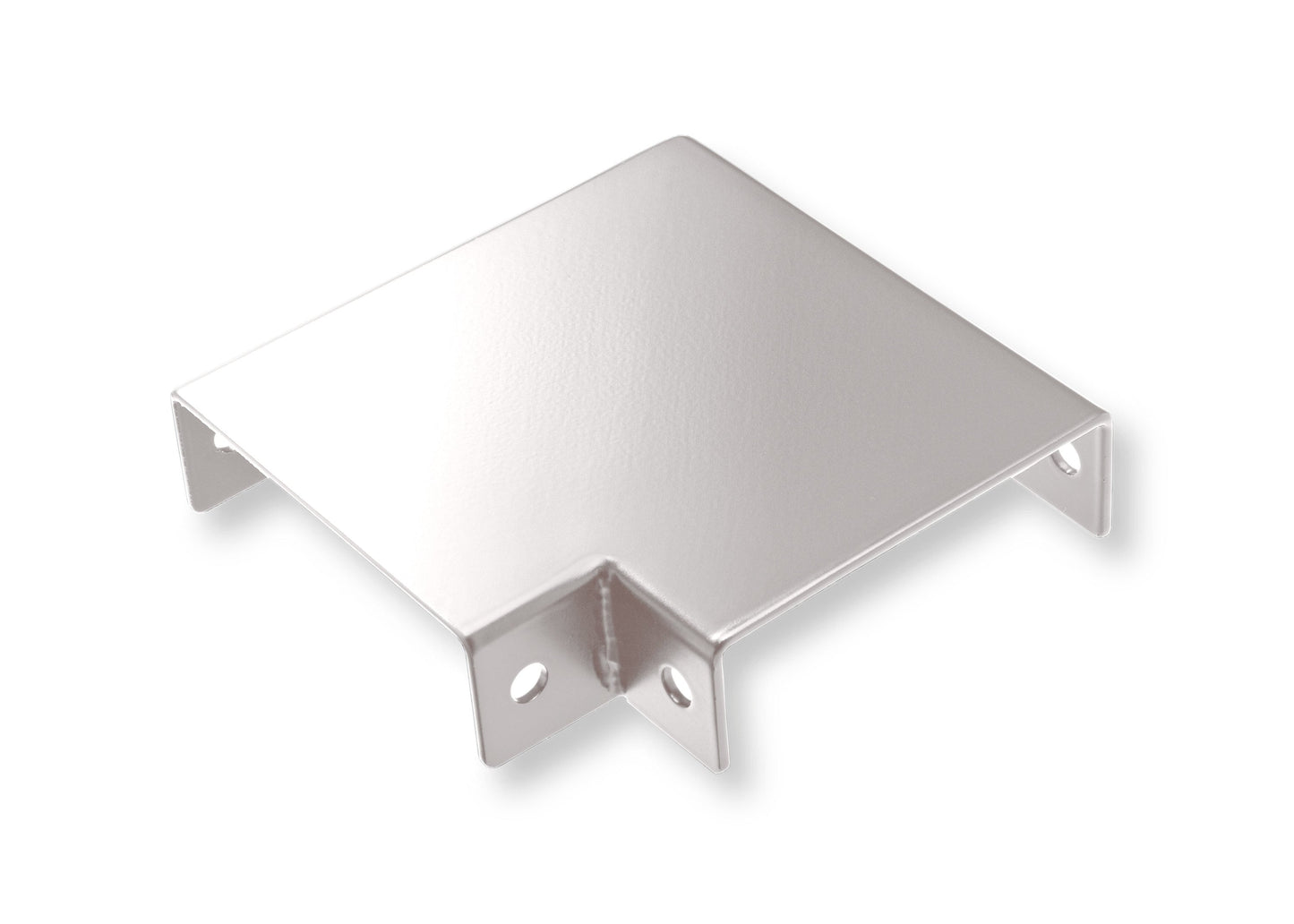 CityPost CP White Rail Bracket for Decking, Porches, and Deck Stairs - Easy Install, Painted Galvanized Steel, 3-in x 6-in (1 Pack)