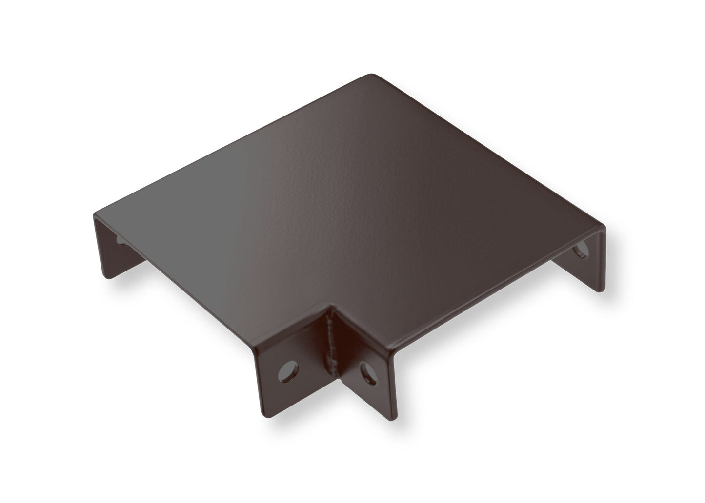 CityPost CP Bronze Rail Bracket for Decking, Porches, and Deck Stairs - Easy Install, Painted Galvanized Steel, 3-in x 6-in (1 Pack)
