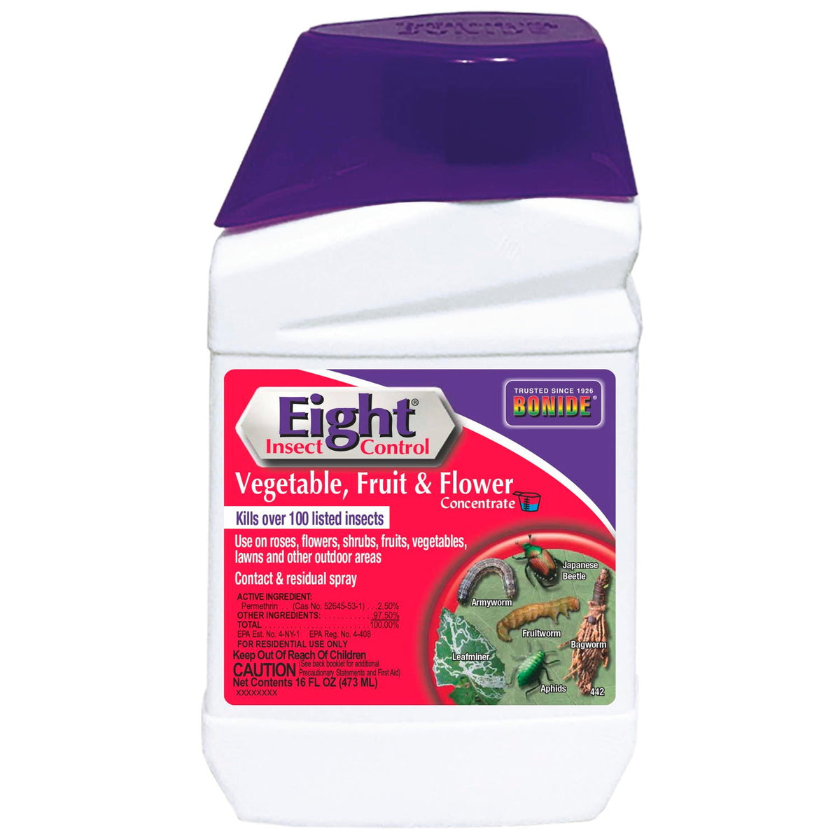 Bonide Eight Yard & Garden Liquid Concentrate Insect Killer, 16 oz