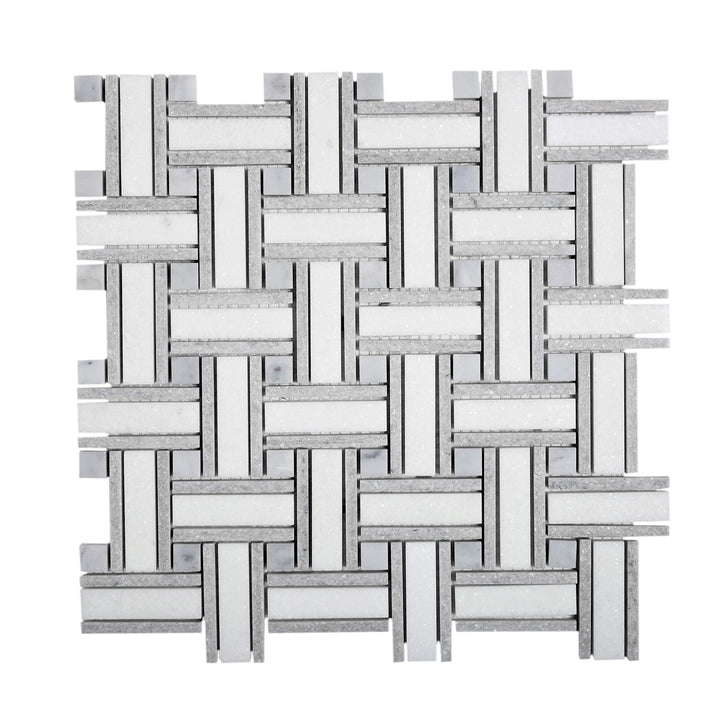 Apollo Tile (Sample) Grey 4-in x 4-in Polished Marble Floor and Wall Tile