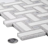 Apollo Tile (Sample) Grey 4-in x 4-in Polished Marble Floor and Wall Tile