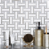 Apollo Tile (Sample) Grey 4-in x 4-in Polished Marble Floor and Wall Tile