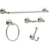DELTA 4-Piece Linden Stainless Decorative Bathroom Hardware Set