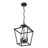 Hunter Laurel Ridge 4-Light Natural Iron Traditional Lantern LED Medium Hanging Pendant Light