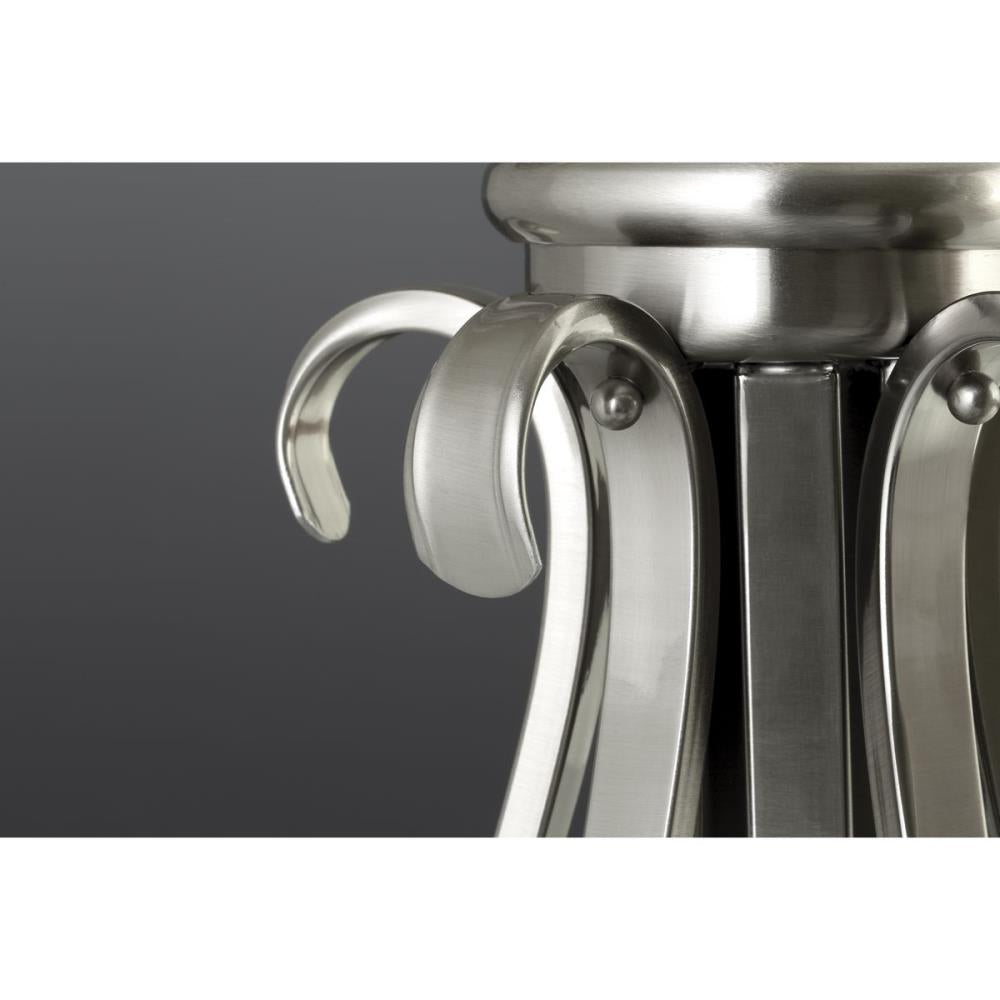 Progress Lighting Torino 5-Light Brushed Nickel Transitional Chandelier