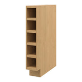 allen + roth Innsbrook 6-in W x 34.5-in H x 24-in D Rye Open Cube Organizer Base Fully Assembled Cabinet (Flat Panel Style)